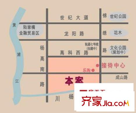 大華錦繡華城交通圖