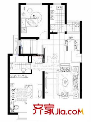 大華錦繡華城戶型圖 戶型圖  2室 2室2廳2衛(wèi)1廚