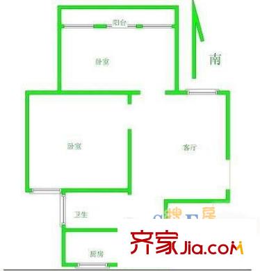 上海 德州七村 戶型圖