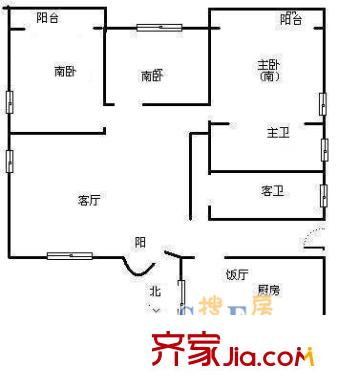 上海 金浦花園 戶型圖