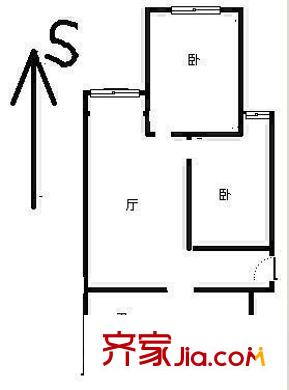 凌霄苑 2室 戶型圖
