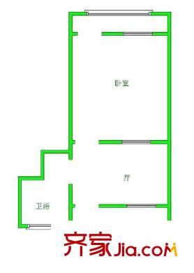 妙境家園戶(hù)型圖戶(hù)型圖 2室1廳1衛(wèi)1廚