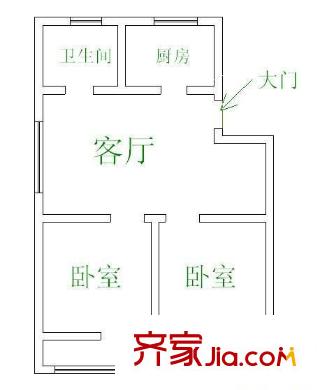 中惠廣場(chǎng)戶(hù)型圖戶(hù)型圖 2室1廳1衛(wèi)1廚