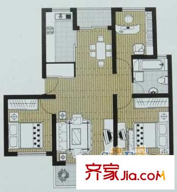 上海 匯康公寓 戶型圖