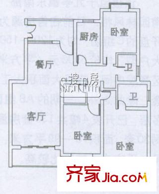上海 金地格林春岸 户型图