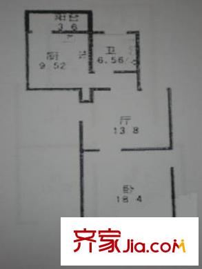 上海 申通公寓 户型图