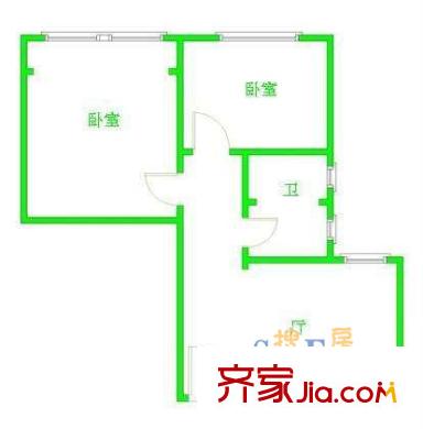 上海 申通公寓 户型图