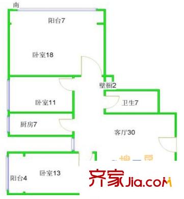 上海 香山苑 户型图