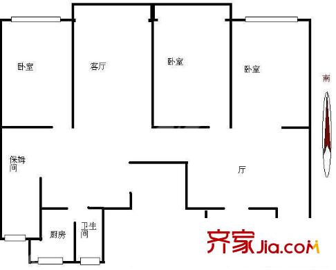 上海 香山苑 户型图