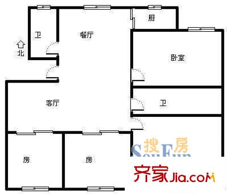 上海 香山苑 户型图