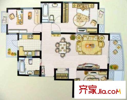 澳丽映象嘉园 户型图