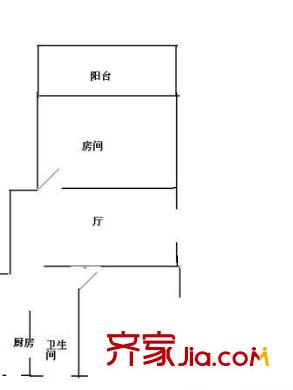 宋家滩小区 2室 户型图