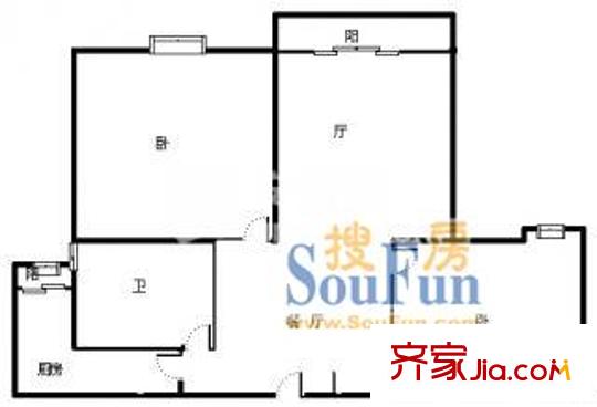 上海 樱源晶舍 户型图