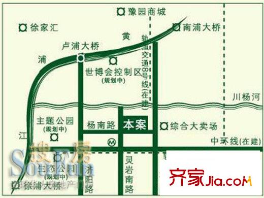 源城錦翠苑交通圖