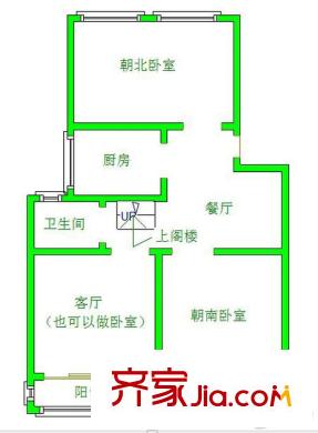 源城錦翠苑 2室 戶型圖