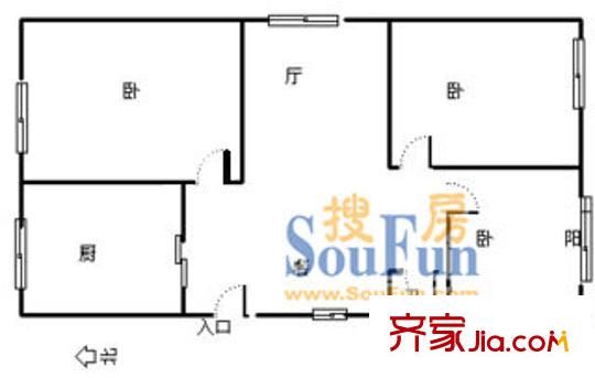 上海 朱家門(mén)小區(qū) 戶型圖