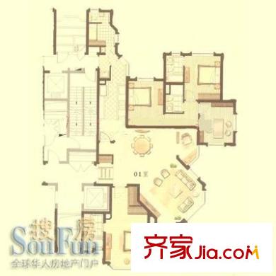 华山夏都苑户型图