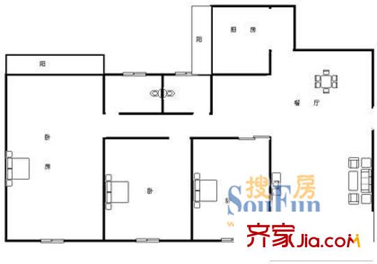 上海 佳信都市花园 户型图