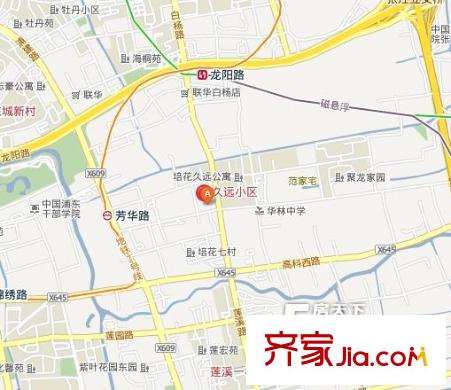芳華路310弄小區(qū)交通圖