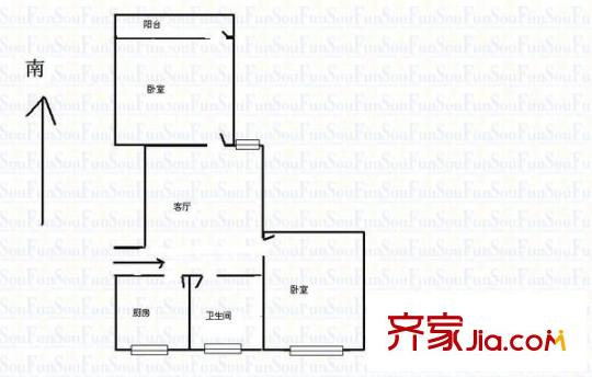 芳華路310弄小區(qū)戶型圖芳華路310弄 0室 戶型圖 2室1廳1衛(wèi)1廚