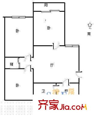 芳華路310弄小區(qū)戶型圖上海 芳華路310弄 戶型圖 3室1廳1衛(wèi)1廚