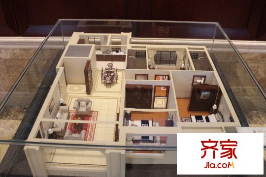 中發(fā)?印象外灘售樓處141平方米戶型模型（2015-04-16）