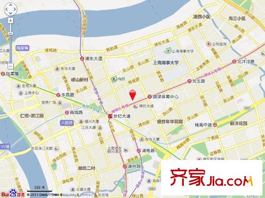 海怡花園(浦東)交通圖