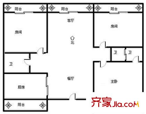 上海 开元地中海 户型图