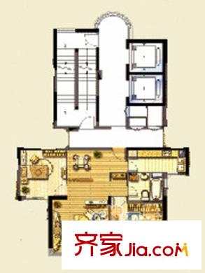 上海 古北国际广场7号楼02室 户型图