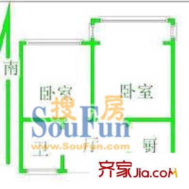 濟(jì)陽(yáng)一村 戶型圖