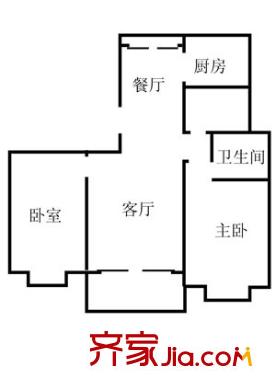 上南花苑西苑戶型圖上海 上南花苑三期 戶型圖 2室2廳1衛(wèi)1廚