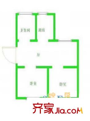 東五小區(qū)(浦東)戶(hù)型圖上海 東五小區(qū) 戶(hù)型圖 2室2廳1衛(wèi)1廚