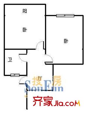 東五小區(qū)(浦東)戶(hù)型圖上海 東五小區(qū) 戶(hù)型圖 2室1廳1衛(wèi)1廚