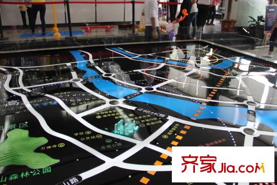 旗山領(lǐng)秀沙盤區(qū)位圖