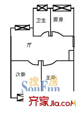 上海 西部大楼 户型图