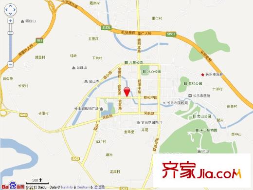 錦江花園一區(qū)交通圖