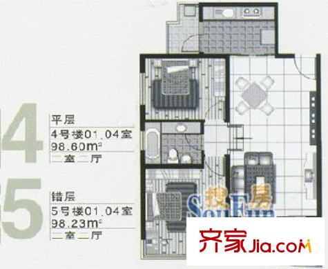 上海 当代新华 户型图