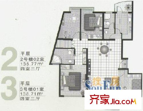 上海 当代新华 户型图