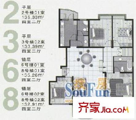 上海 当代新华 户型图