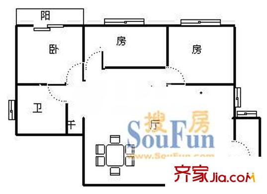 上海 金楊公寓 戶型圖