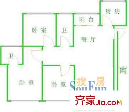 上海 品珍苑 戶型圖