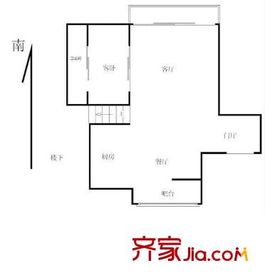 帝豪苑 4室 户型图