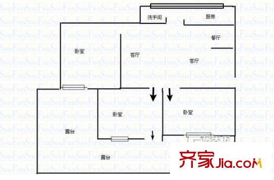 君山花園 戶型圖