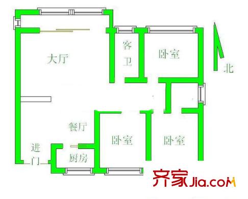 華林路檢察官單位宿舍 戶型圖