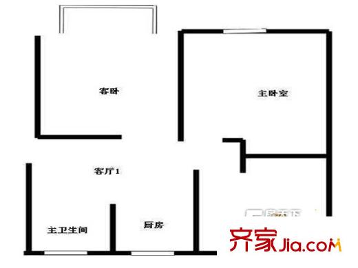 化工新村 3室戶型圖