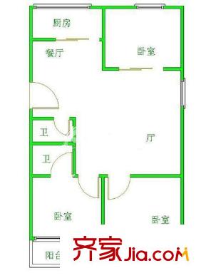 鶴林景秀園 3室戶型圖