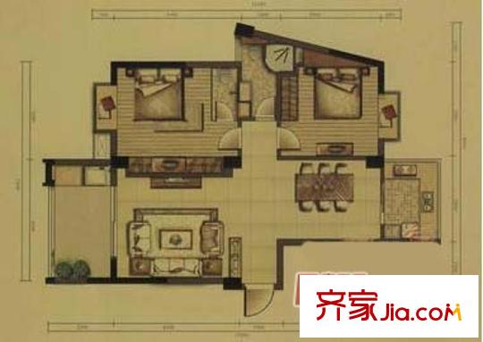 鴻瑞苑 戶型圖