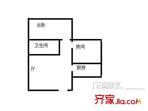 桂香苑 2室戶(hù)型圖