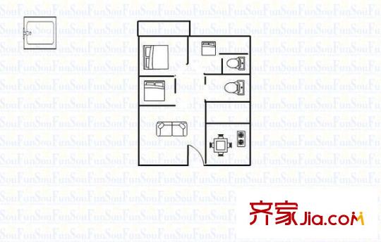 國(guó)鑫莊苑戶(hù)型圖國(guó)鑫平方米苑 戶(hù)型圖 3室2廳2衛(wèi)1廚