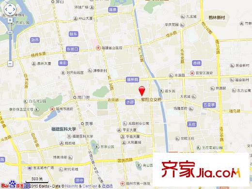 古田路單位宿舍交通圖